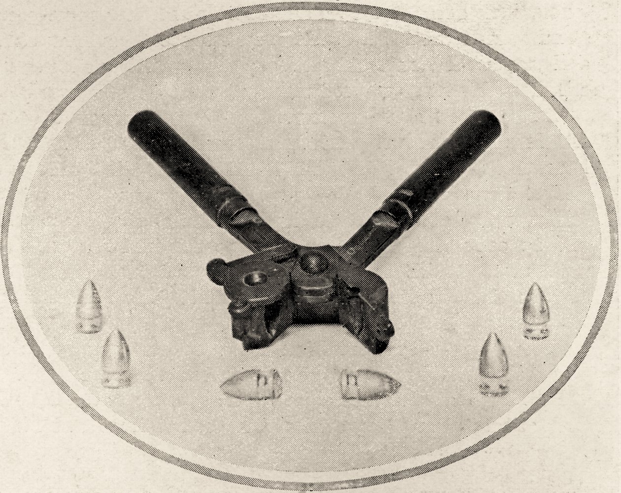Bullet caster used in the 19th century by Unbekannt