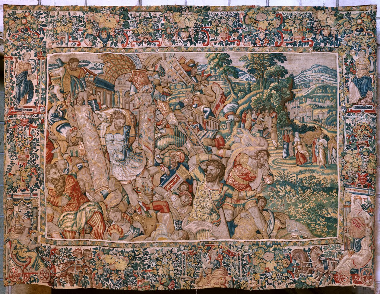 Cathedral (Saint-Maurice). Flemish tapestry. by Alec Hunter