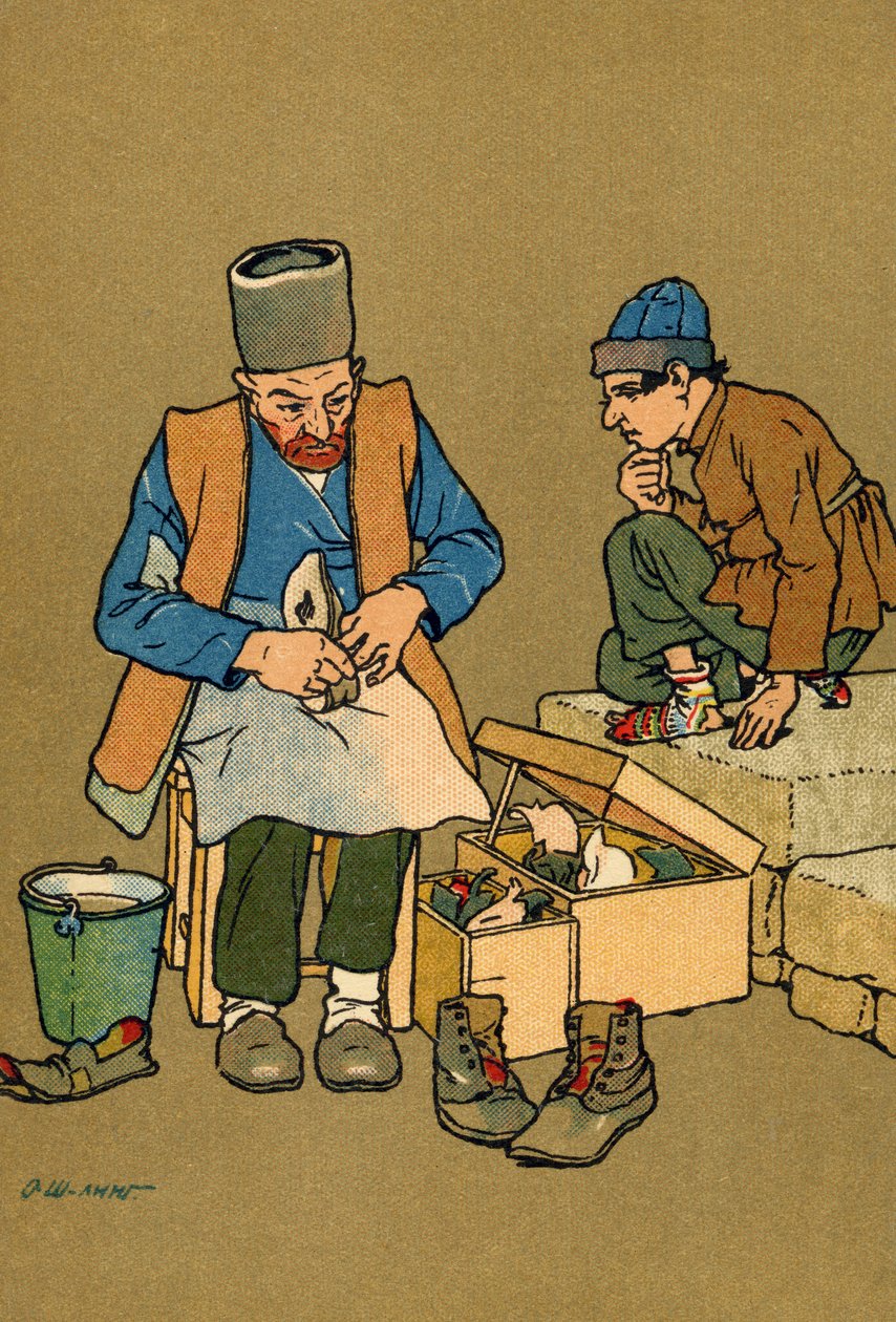 Caucasus: Tiflis Shoemaker by Unbekannter Künstler