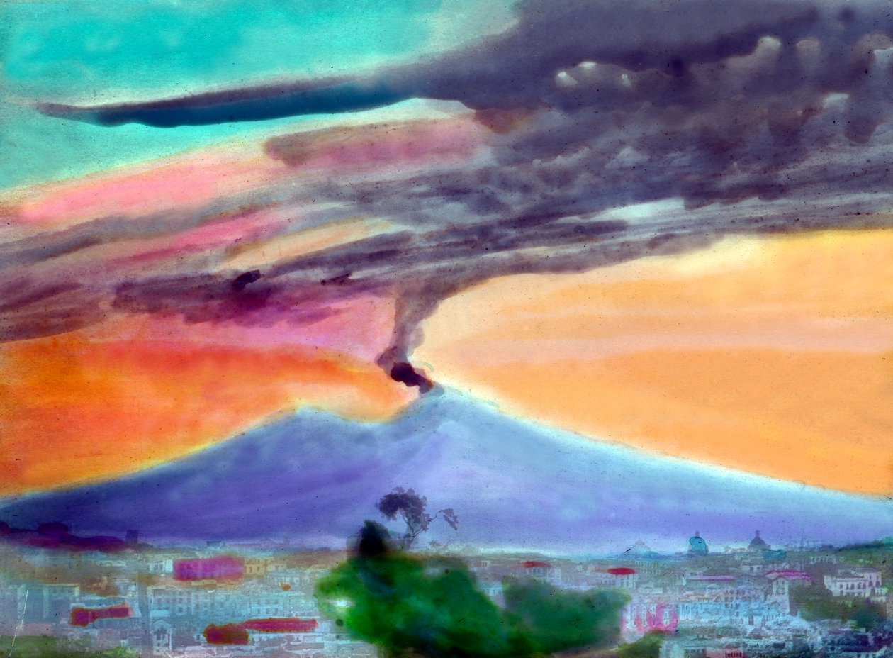 Clouds of dust and ash by Unbekannter Künstler