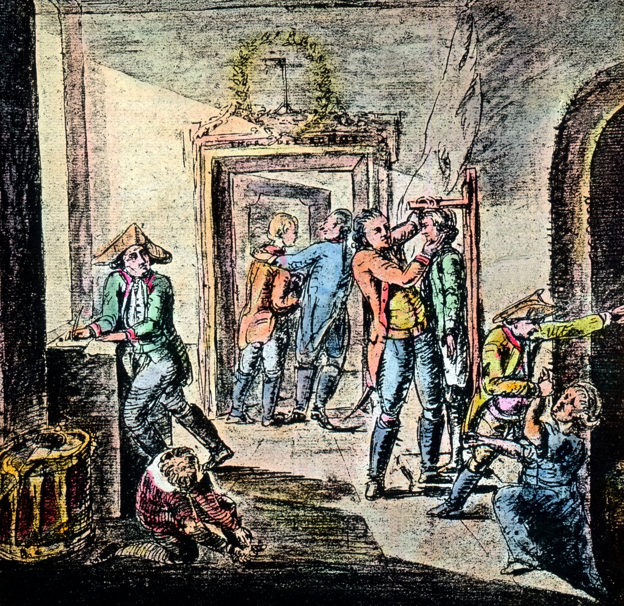 Conscription in the City of Apolda by Unbekannter Künstler