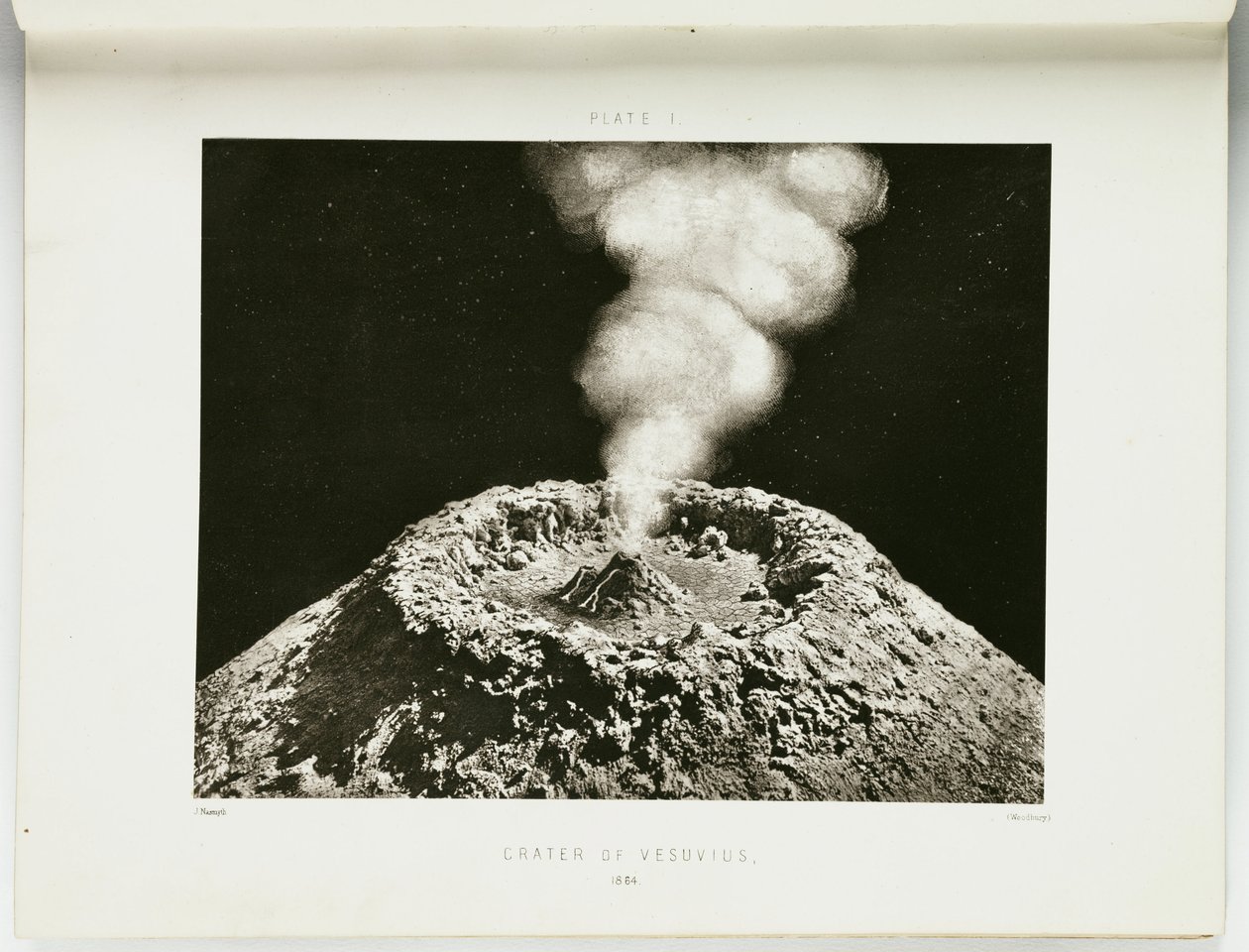 Crater of Vesuvius by Unbekannter Künstler