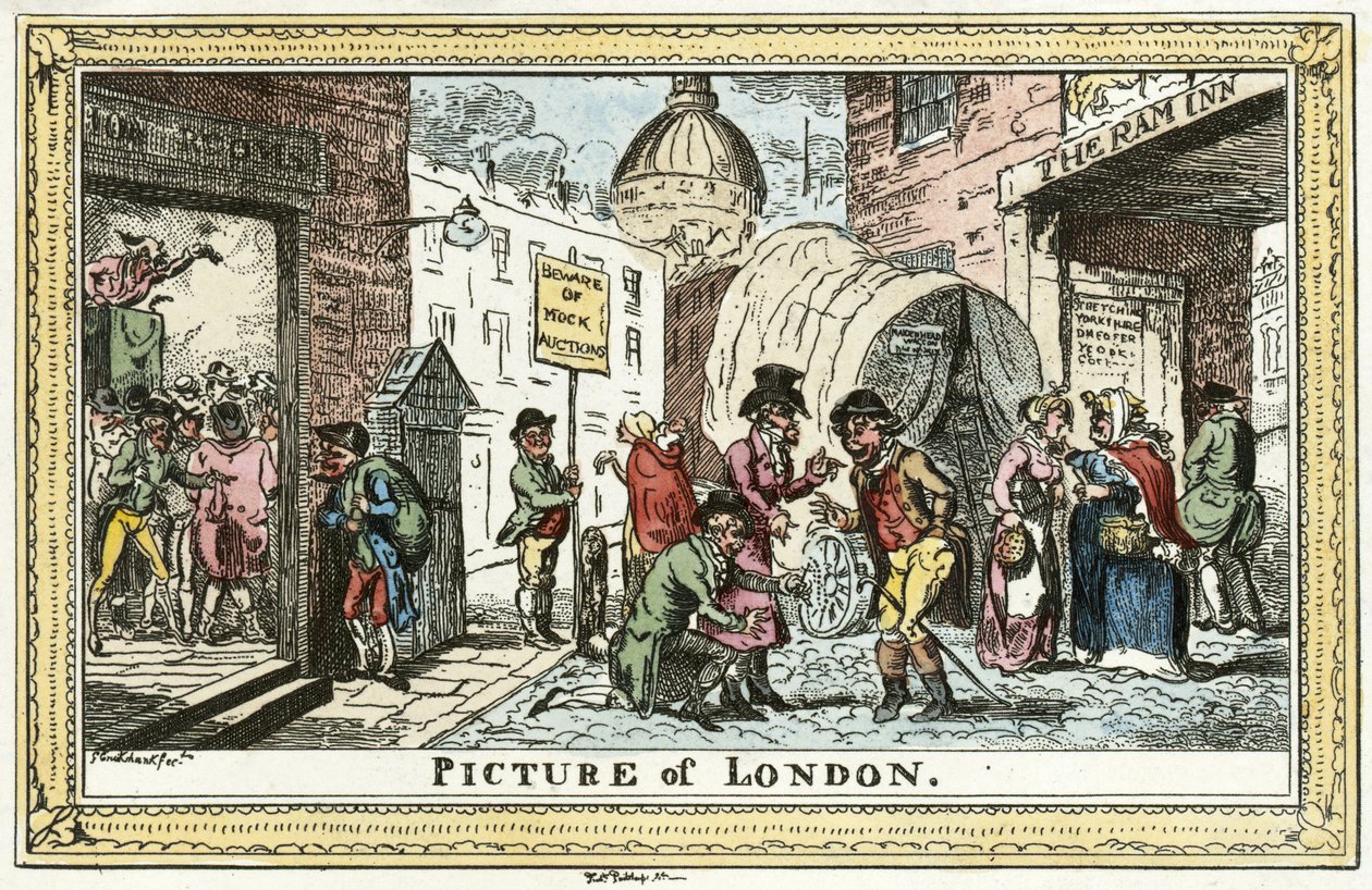 Cruikshank - Picture of London by Unbekannter Künstler