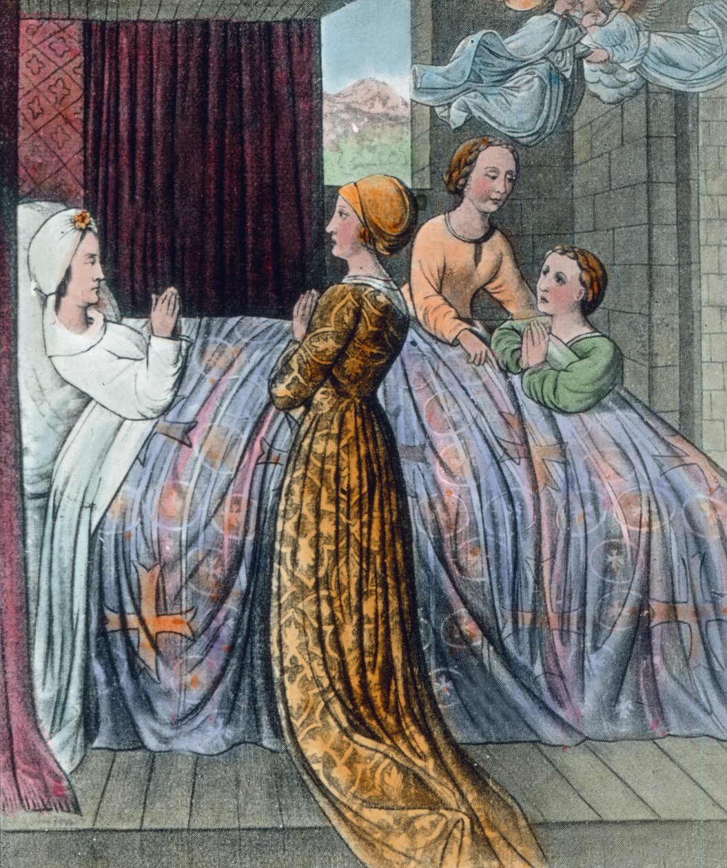 Death of St Elizabeth by Unbekannter Künstler