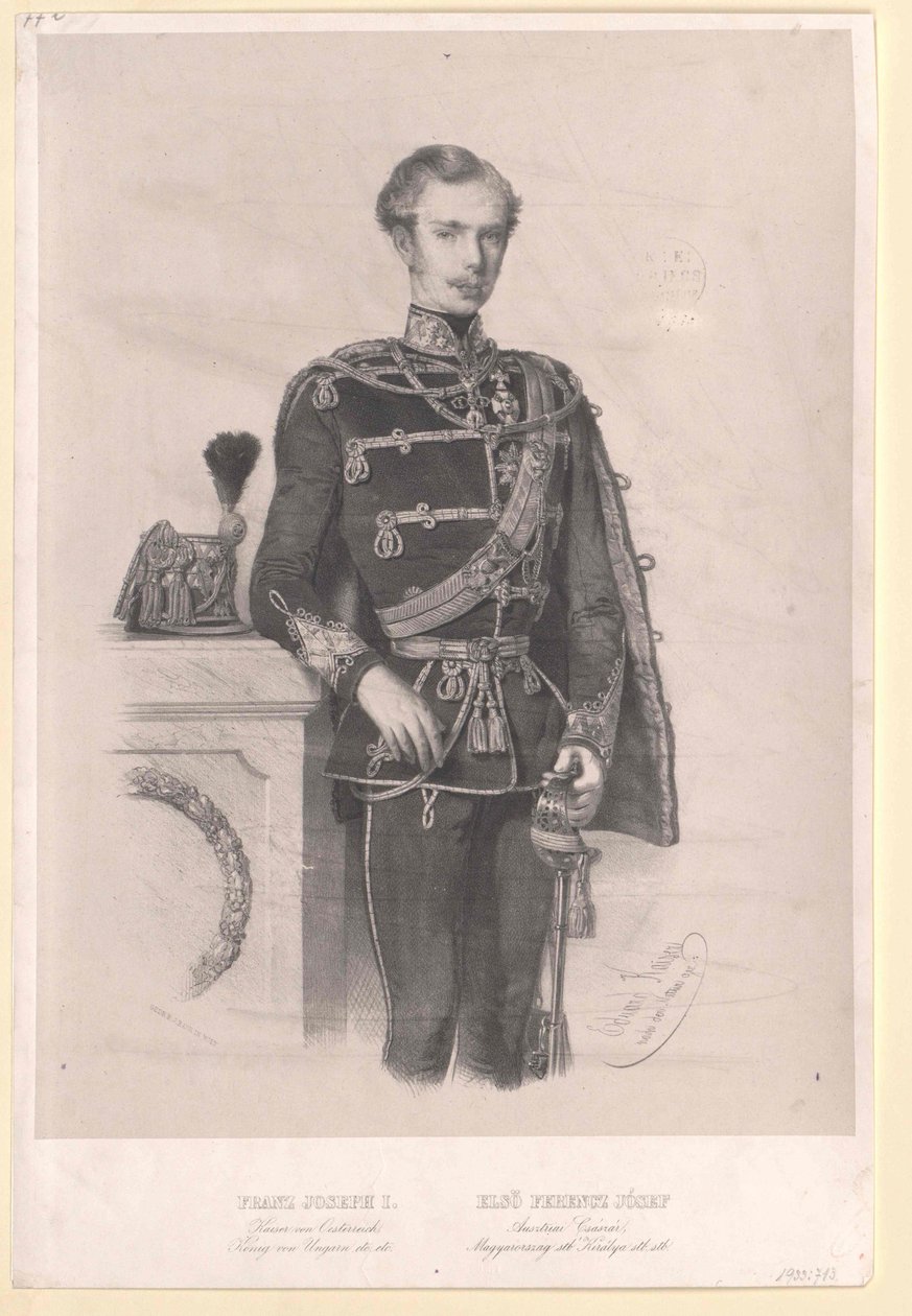 Emperor of Austria Franz Joseph I by Unbekannter Künstler