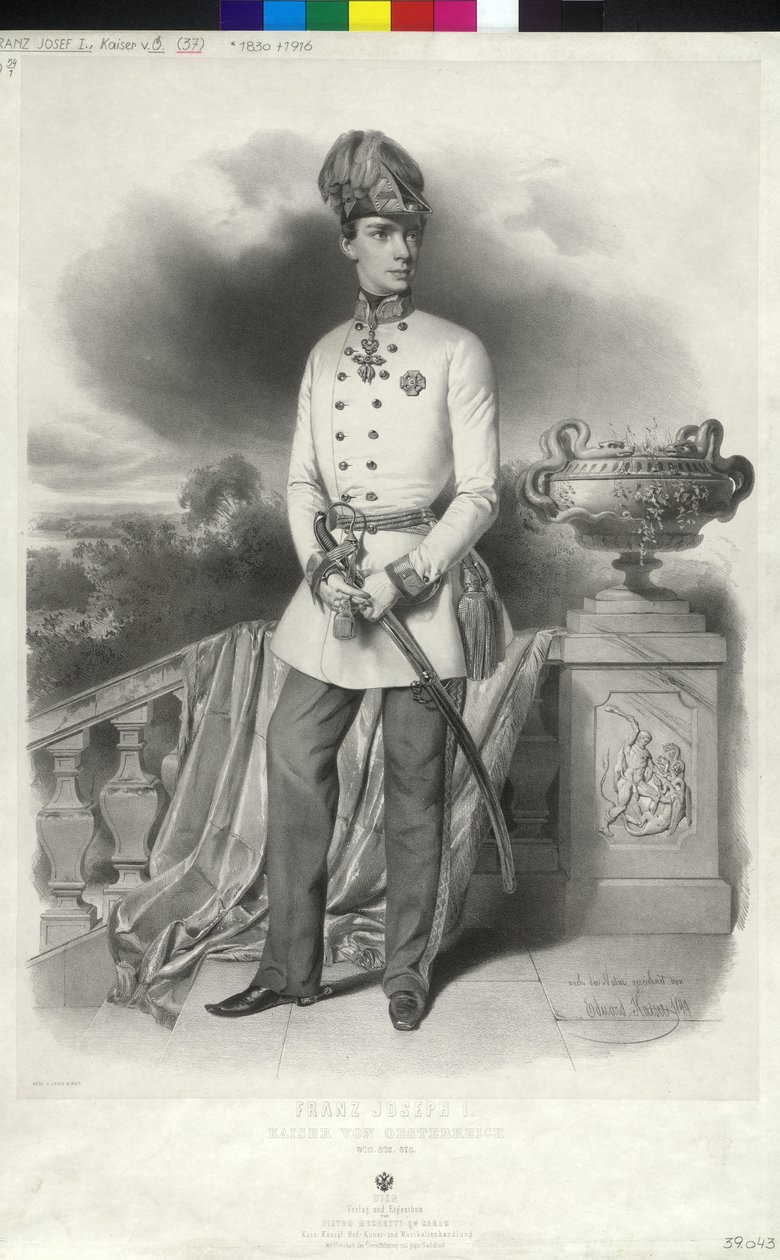 Emperor of Austria Franz Joseph I by Unbekannter Künstler