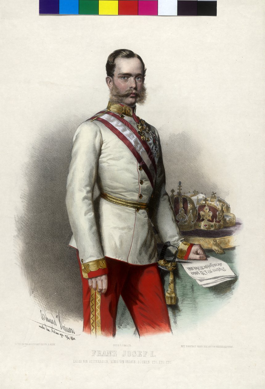 Emperor of Austria Franz Joseph I by Unbekannter Künstler