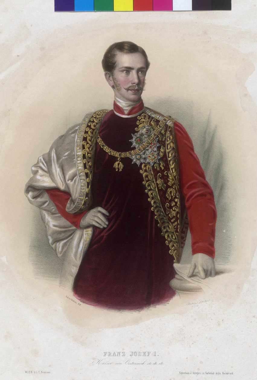 Emperor of Austria Franz Joseph I by Unbekannter Künstler