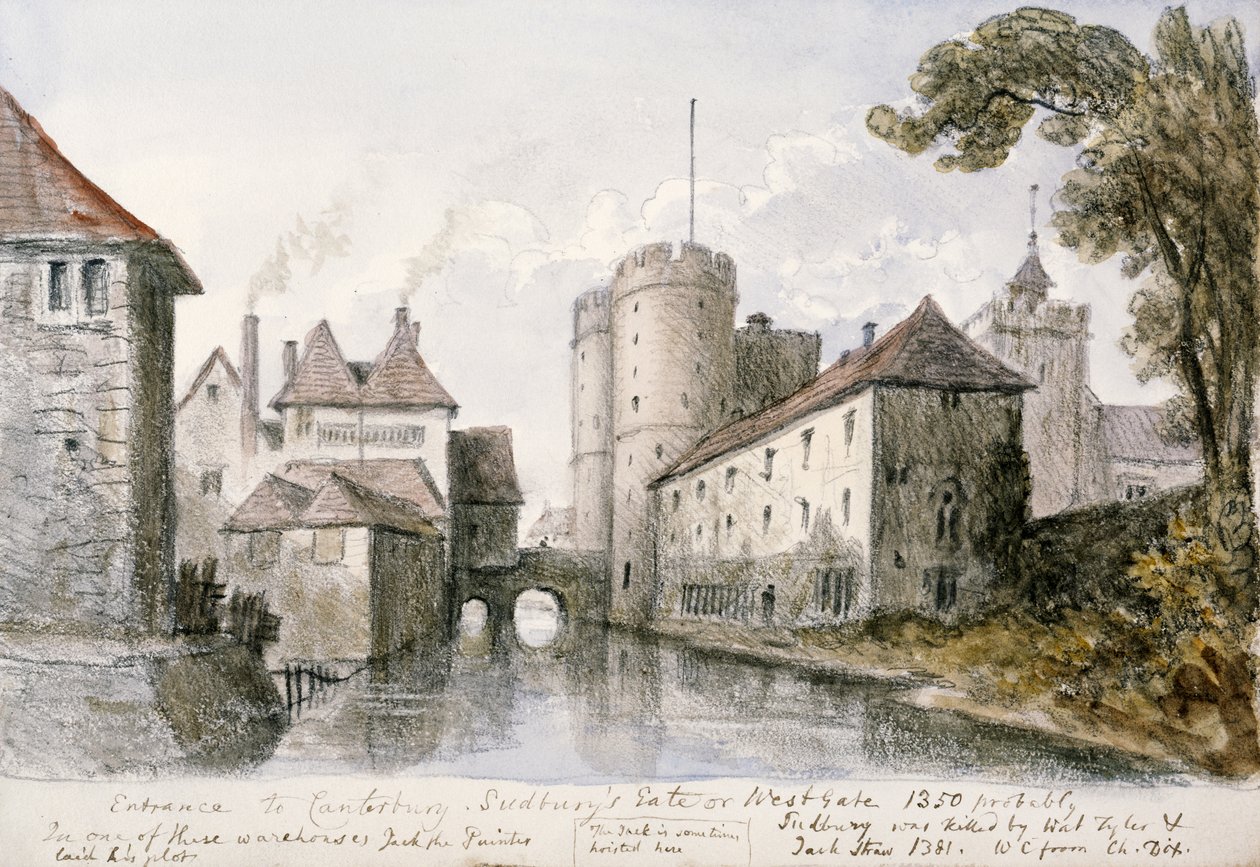 Entrance to Canterbury by Unbekannter Künstler