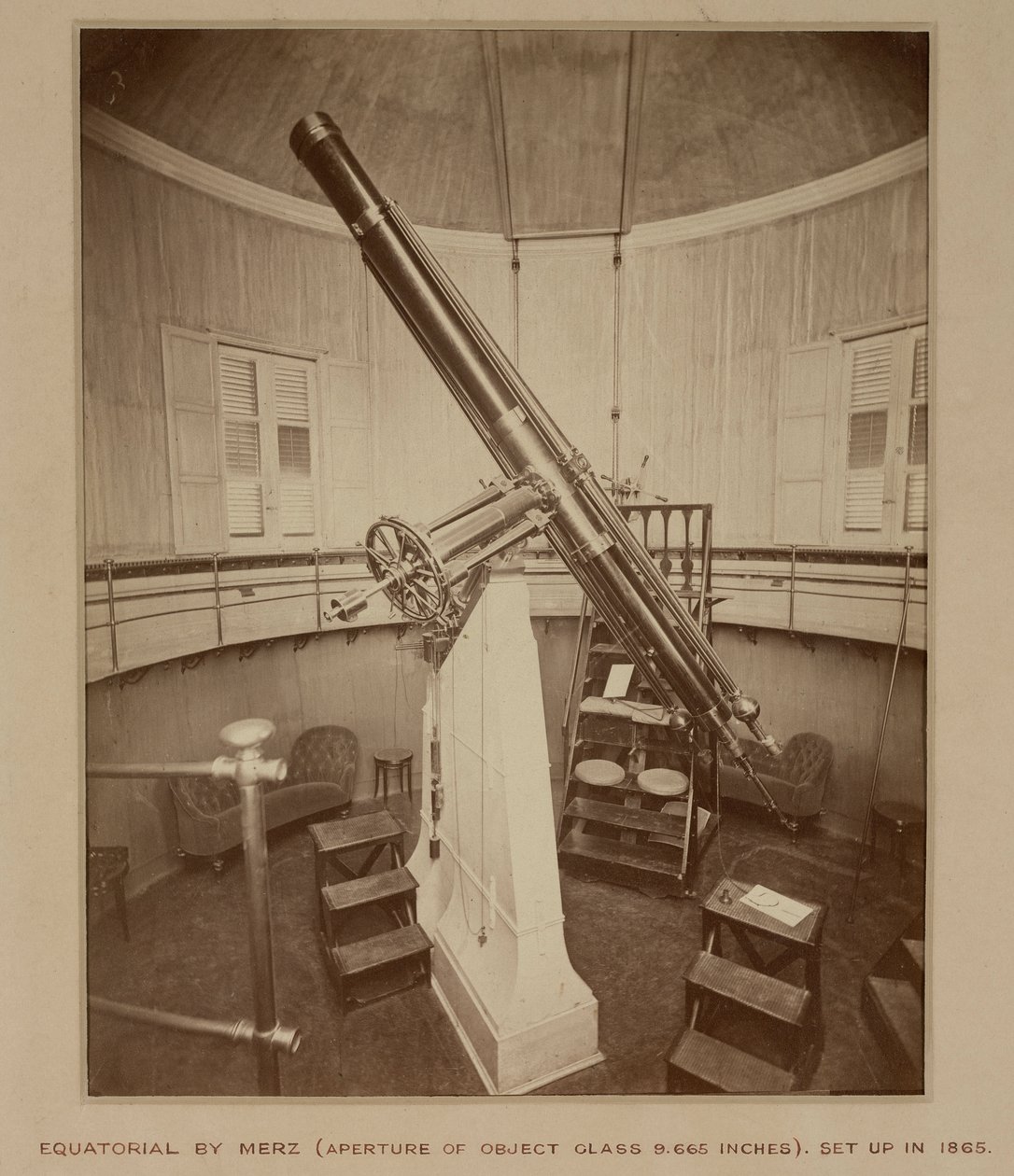 Equatorial telescope, Palermo, Sicily, Italy by Unbekannt