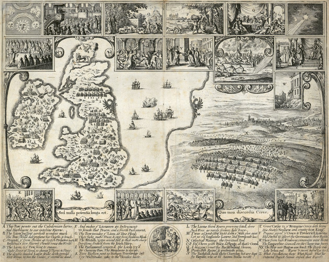 Events of 1640 by Unbekannter Künstler