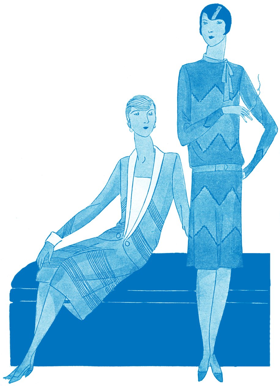 Fashion: Dresses in Spring 1928 by Unbekannter Künstler