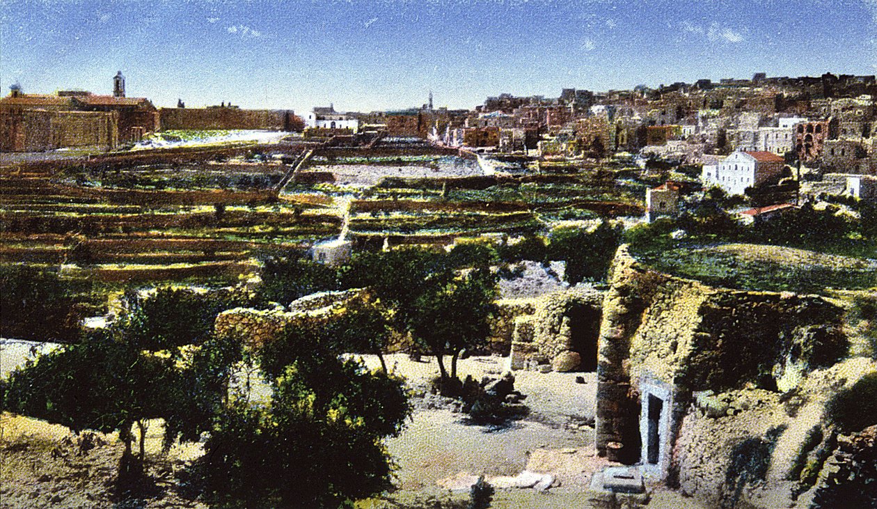 General view of Bethlehem by Unbekannter Künstler