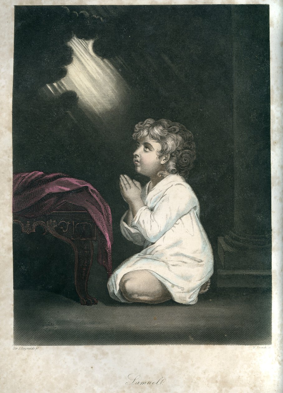 God speaks to Samuel - Bible by Unbekannter Künstler