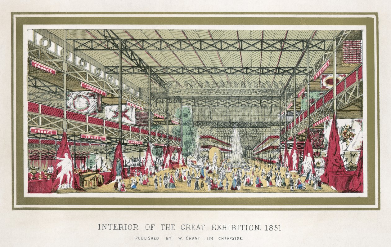 Great Exhibition in Hyde Park 1851 by Unbekannter Künstler