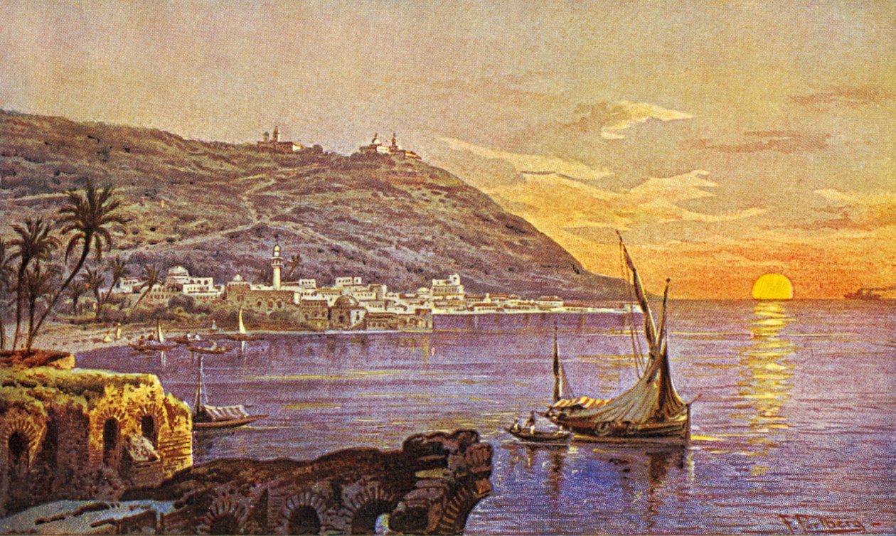 Haifa and Mount Carmel by Unbekannter Künstler