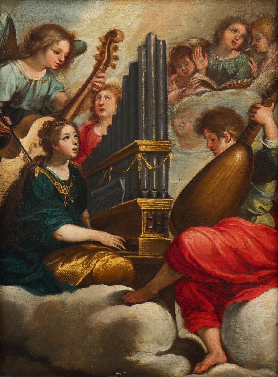 St. Cecilia by Unbekannter Künstler