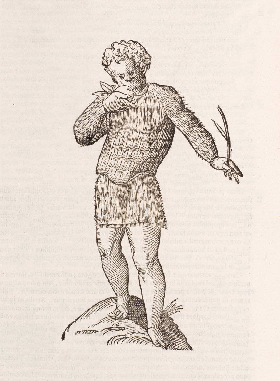 Illustration of a man by Unbekannt
