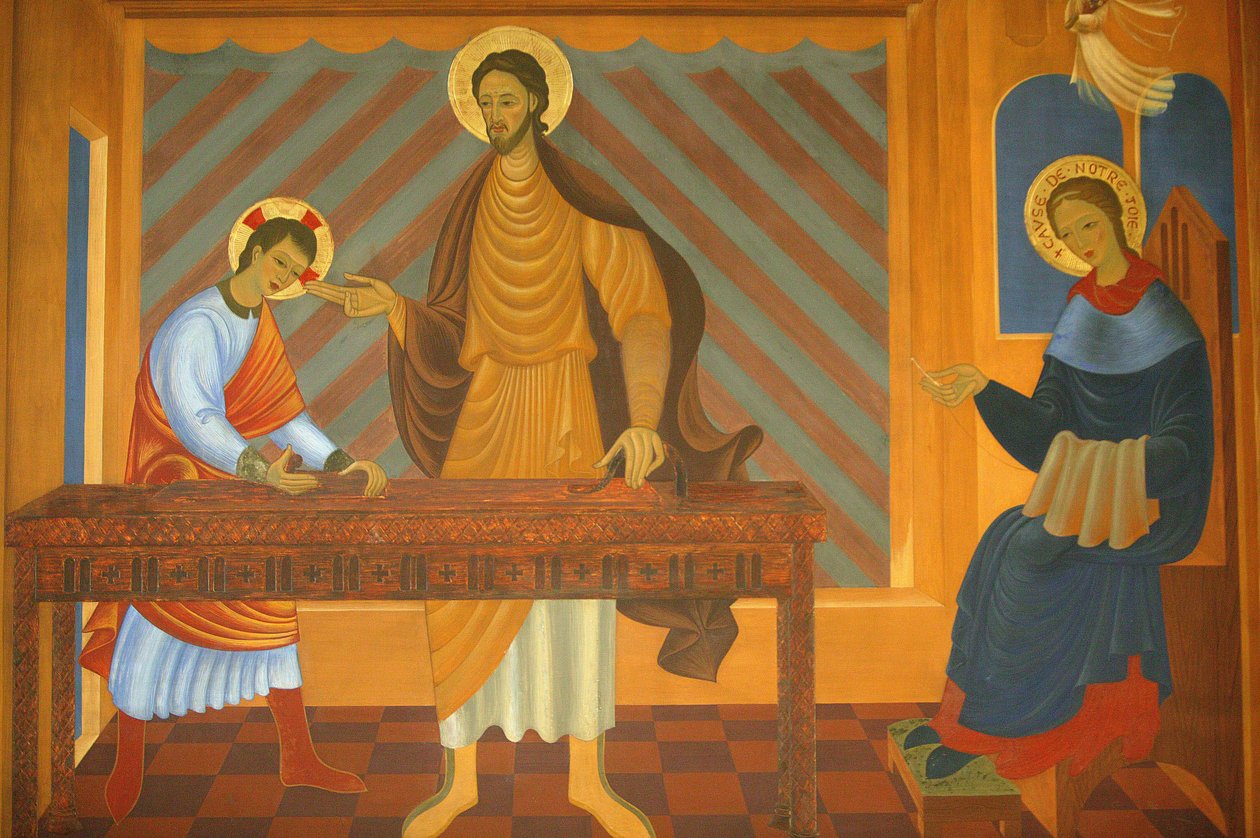 Jesus as a Carpenter by Unbekannt