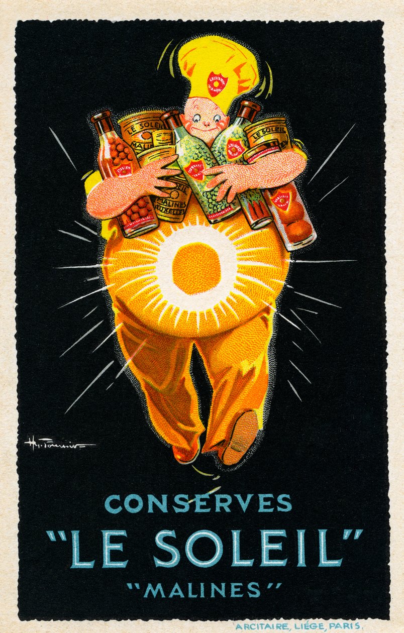 Le Soleil Malines Conserves - Advertisement by Unbekannter Künstler