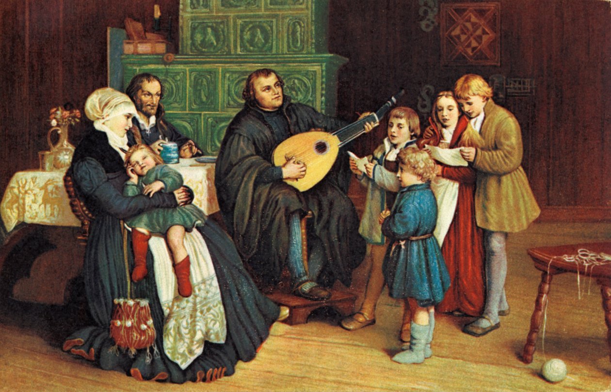 Martin Luther with His by Unbekannter Künstler
