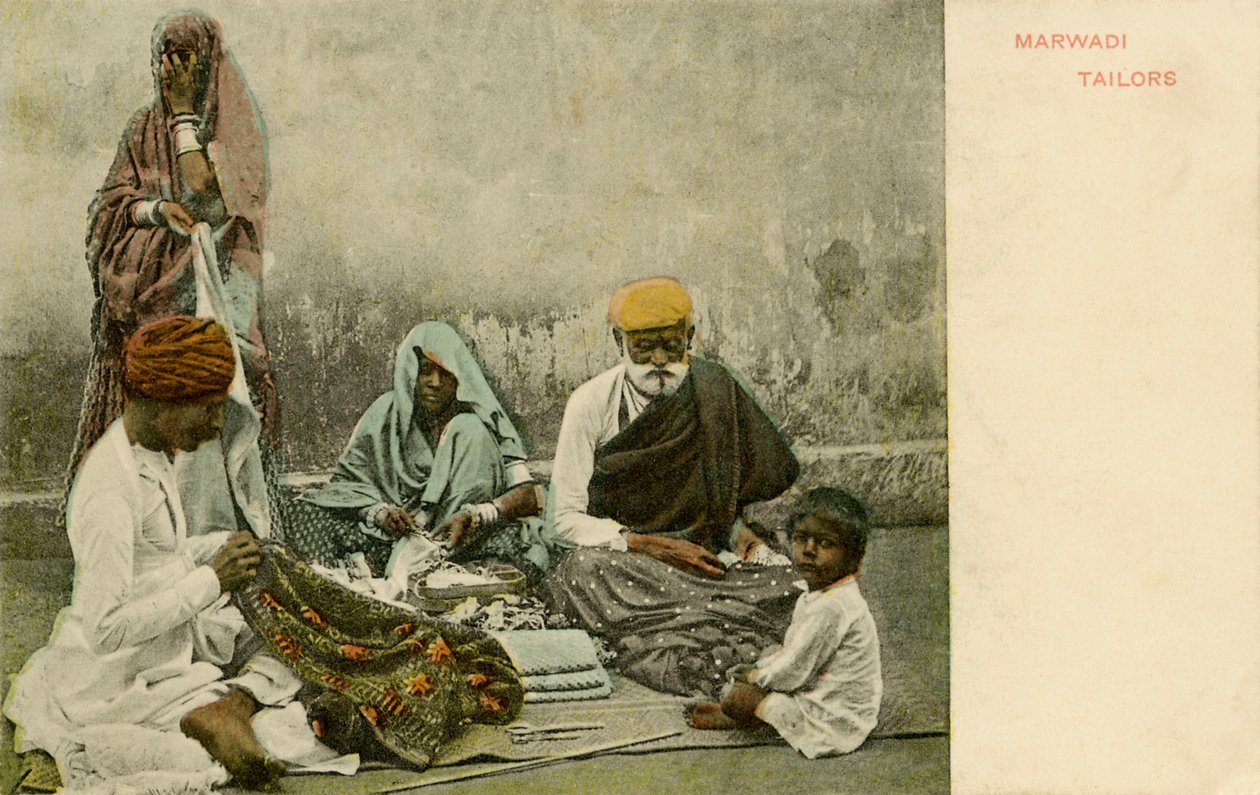 Marwadi Tailors by Unbekannter Künstler