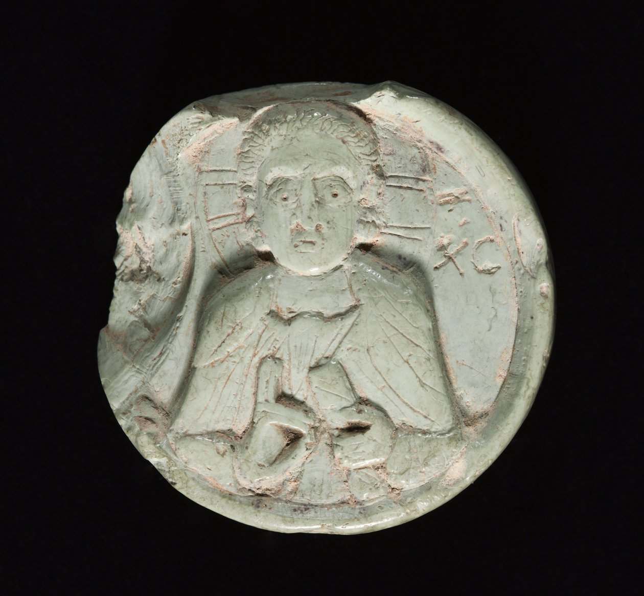 Medallion with Christ by Unbekannt