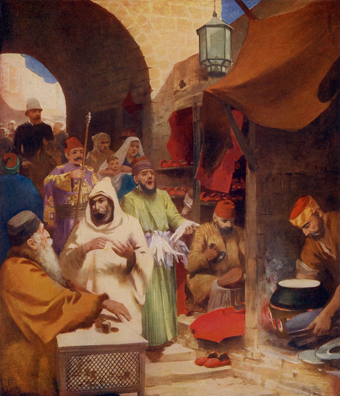 Middle Eastern Bazaar by Unbekannter Künstler