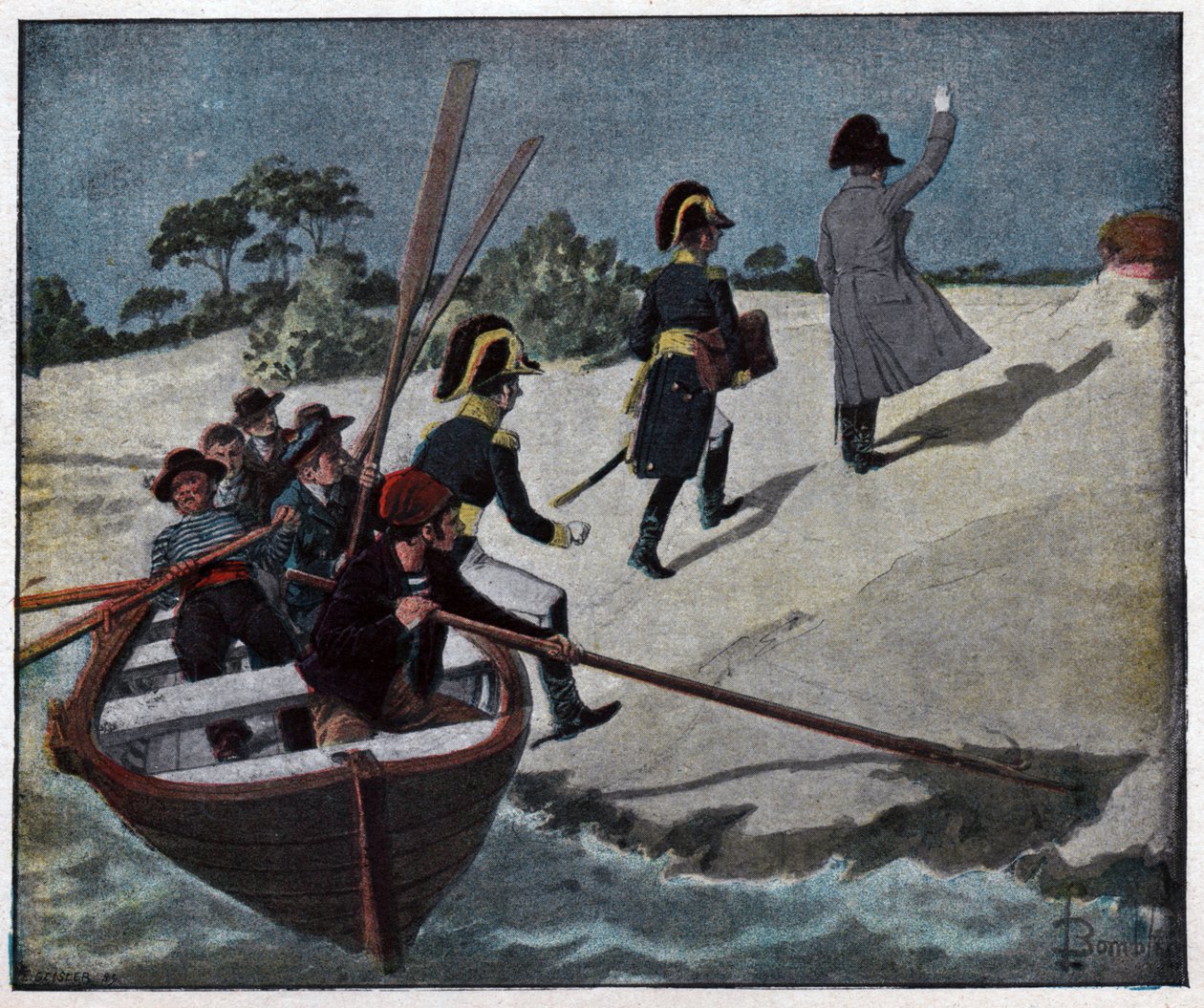 Napoleon in Frejus by Nicolas Liez