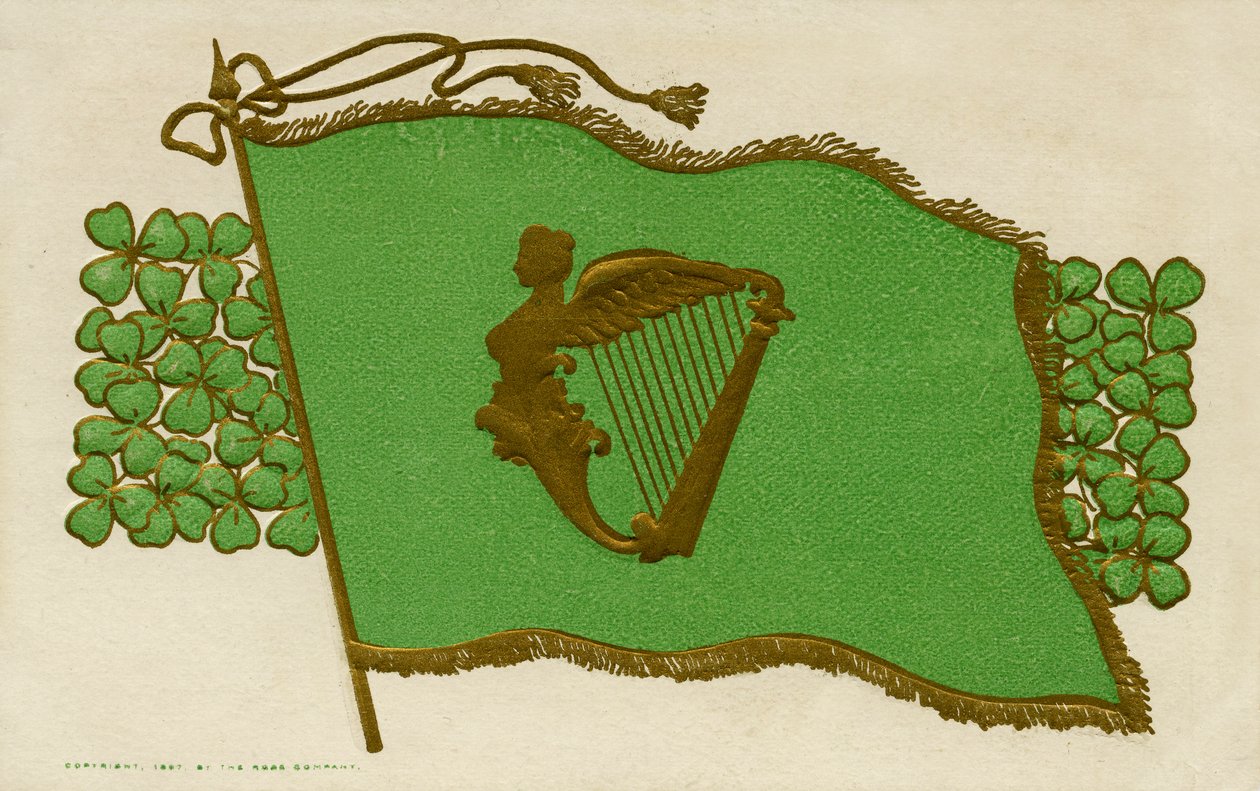 National Symbols of Ireland by Unbekannter Künstler