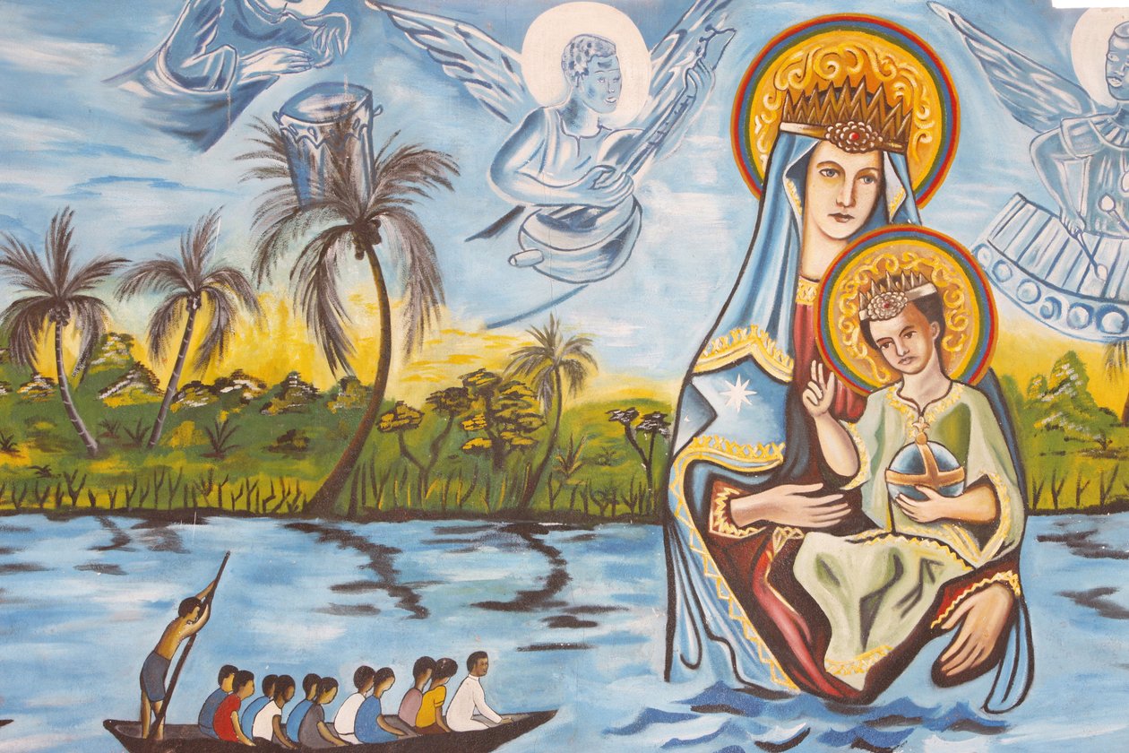 Our Lady of Togo Fresco by Unbekannt