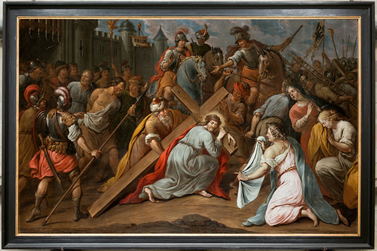 Parish Church (Parochiekerk Sint-Maarten). Painting. by Unbekannter Künstler