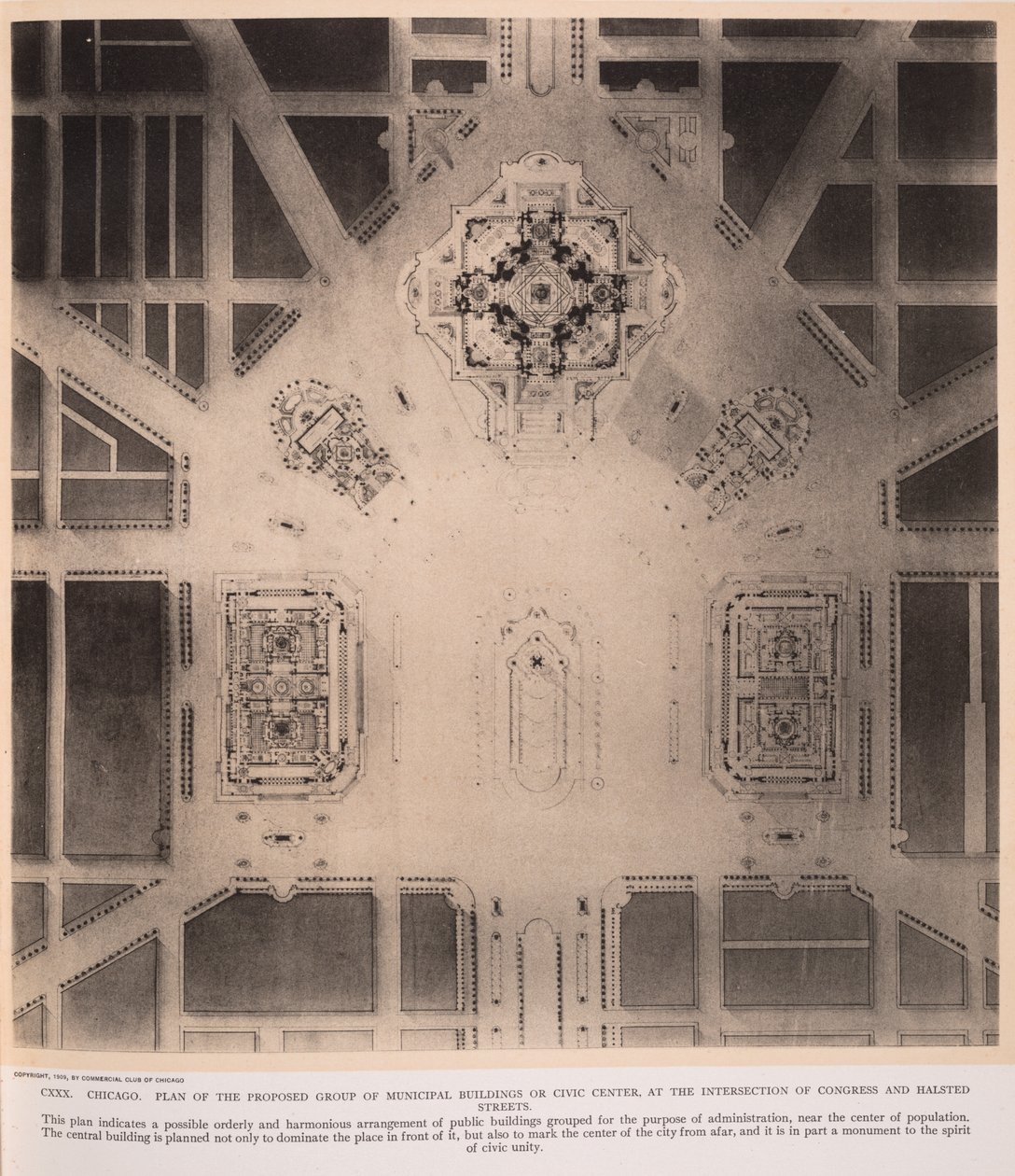 Plate CXXX from Plan of Chicago by Unbekannt