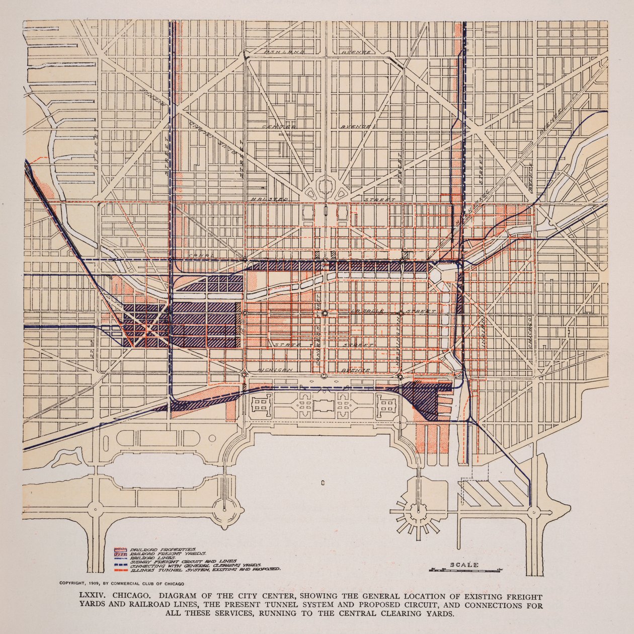 Plate LXXIV from Plan of Chicago by Unbekannt
