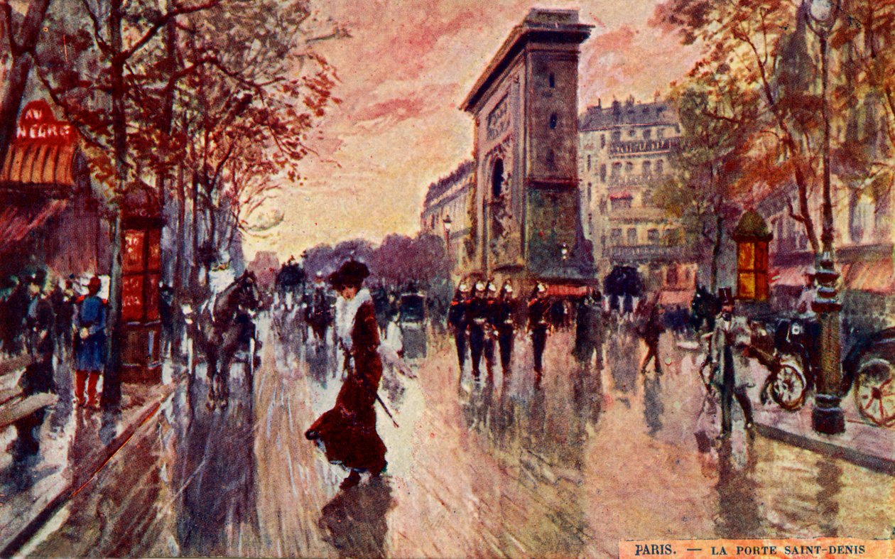 Porte Saint-Denis by Unbekannter Künstler
