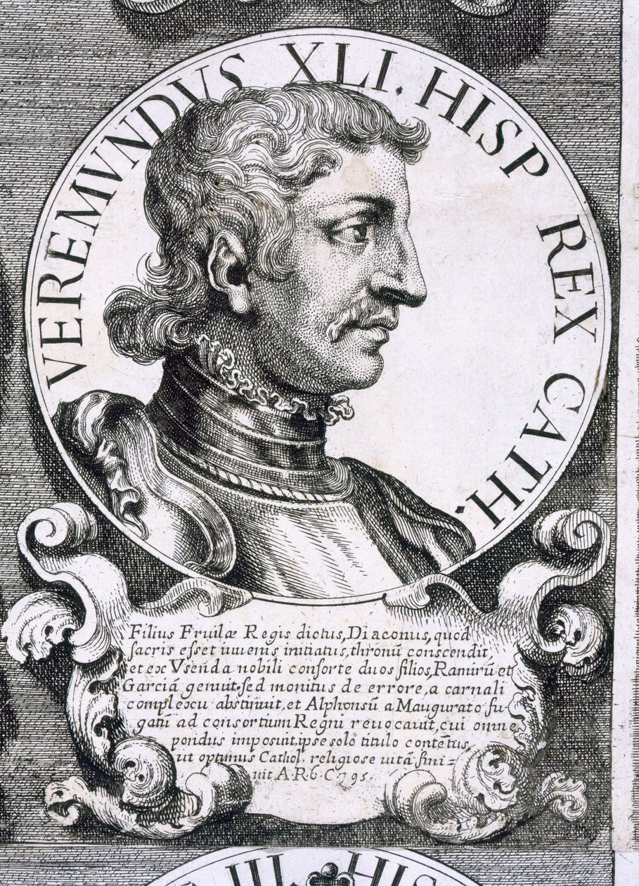 Portrait of Bermundo I by Unbekannt