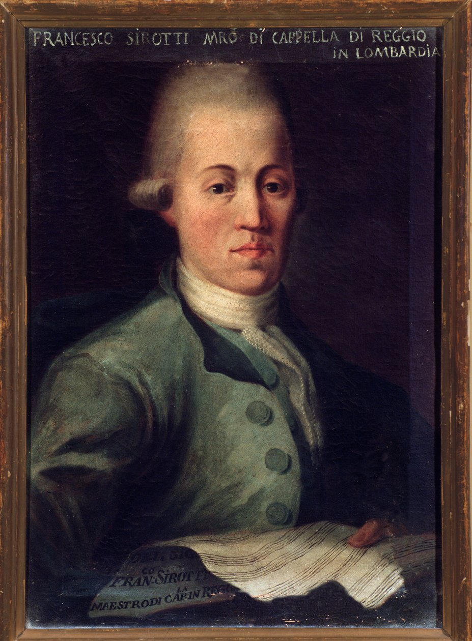 Portrait of Francesco Sirotti by Unbekannter Künstler