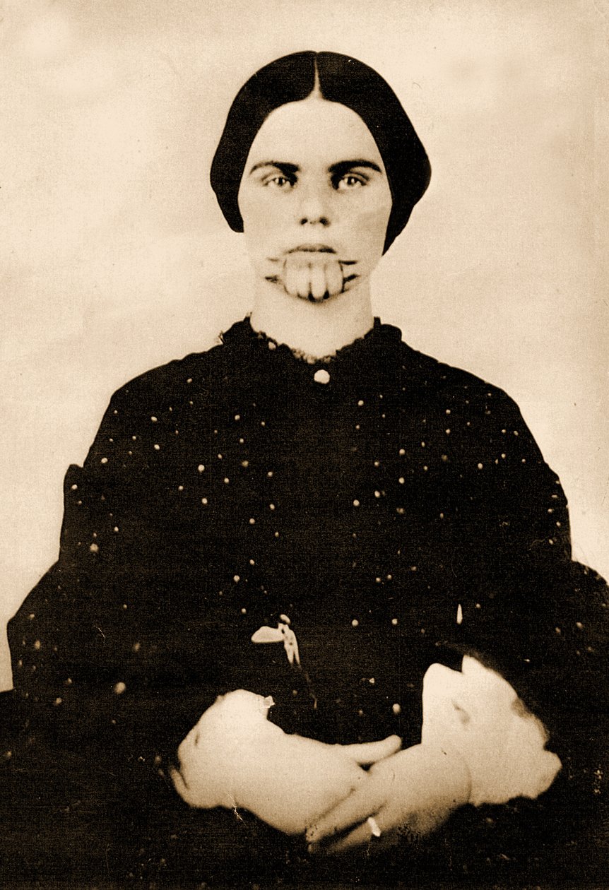 Portrait of Olive Oatman, c.1857 by Unbekannt