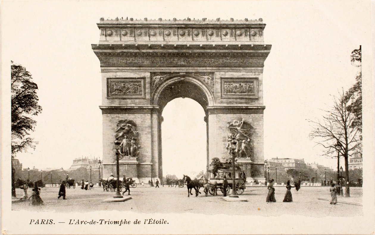 Postcard/Arc de Triomphe de l