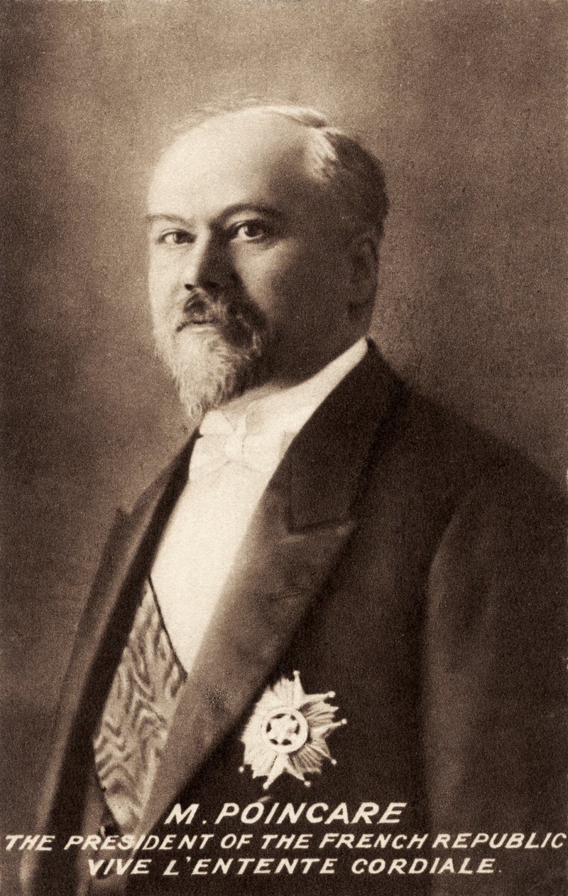 Raymond Poincaré - portrait by Unbekannter Künstler