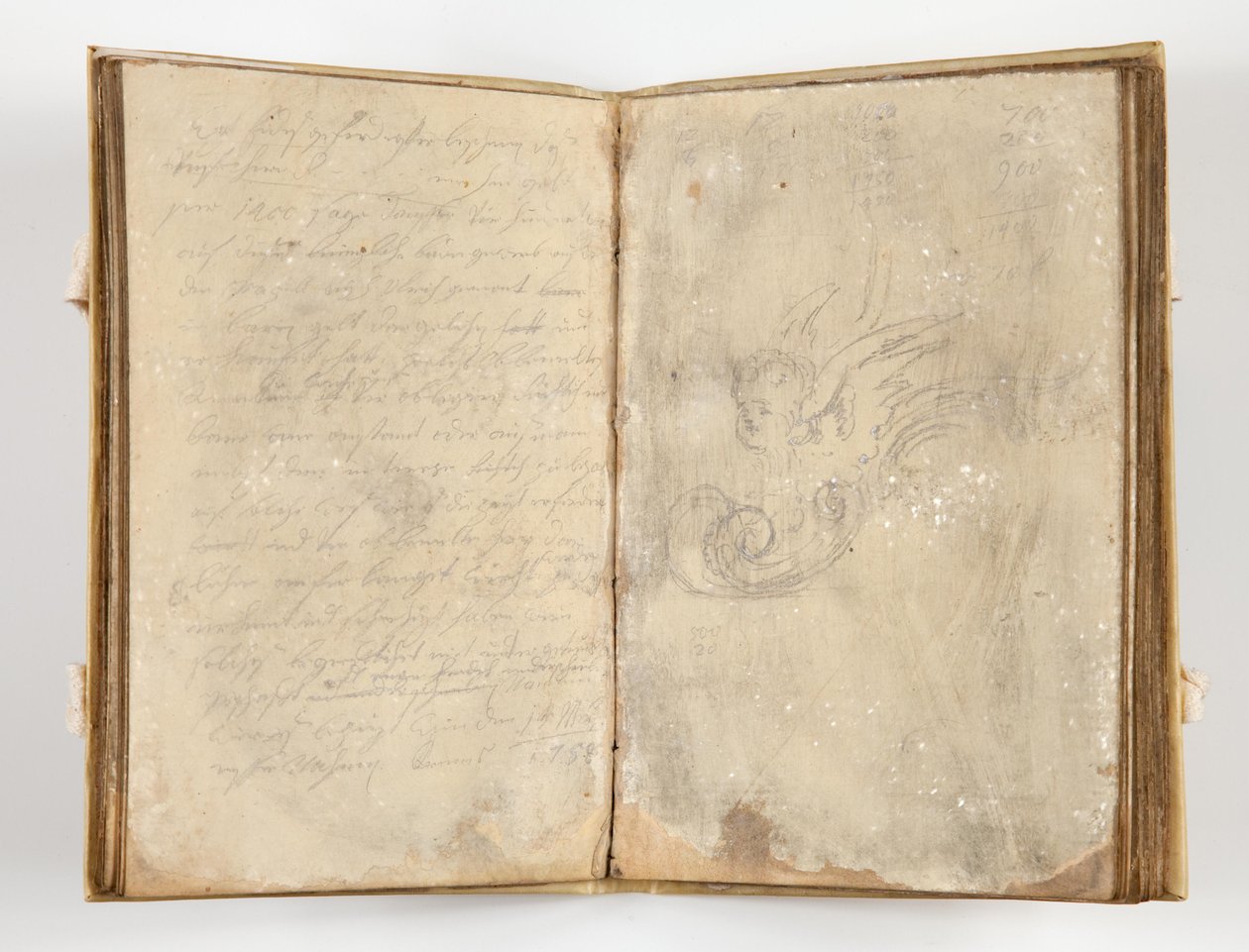 Sketchbook with 22 Pages by Unbekannter Künstler