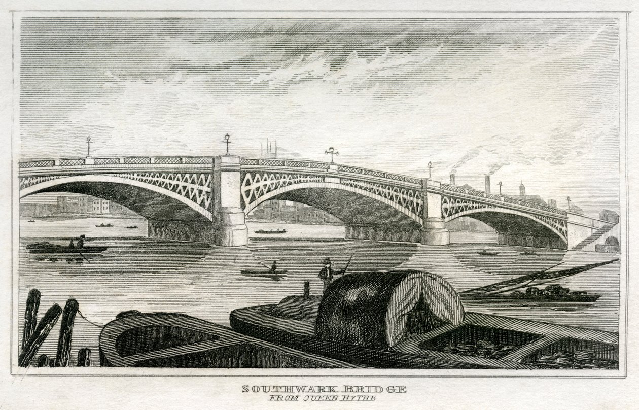 Southwark Bridge by Unbekannt