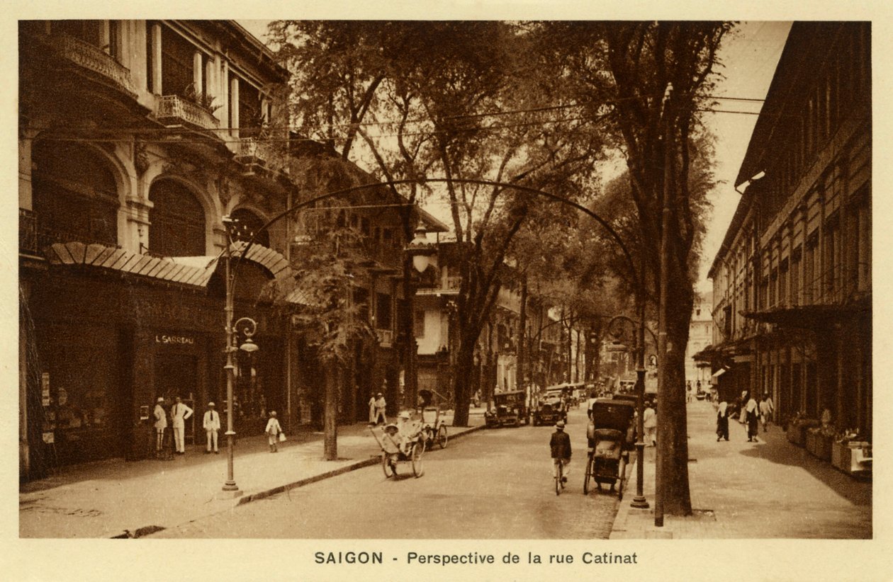 Street View of Saigon by Unbekannter Künstler