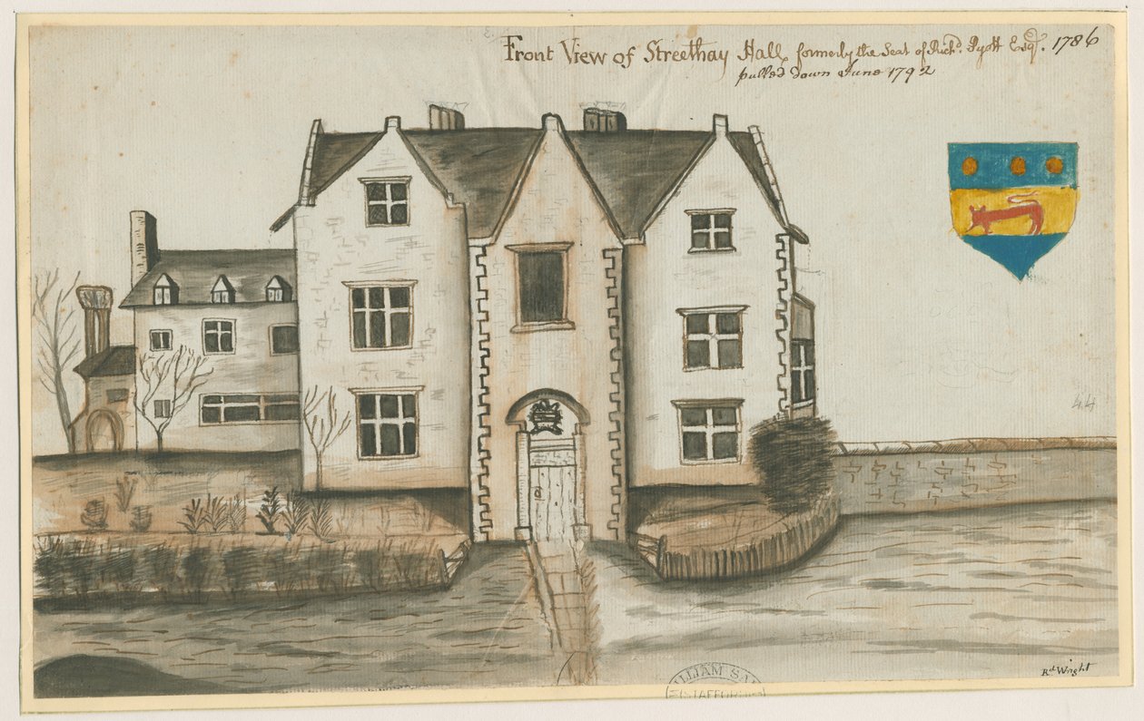 Streethay Hall by Unbekannt