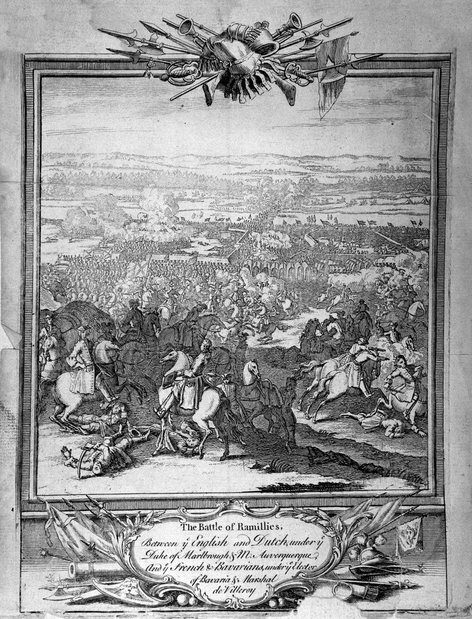 The Battle of Ramillies, c.1780 by Unbekannt