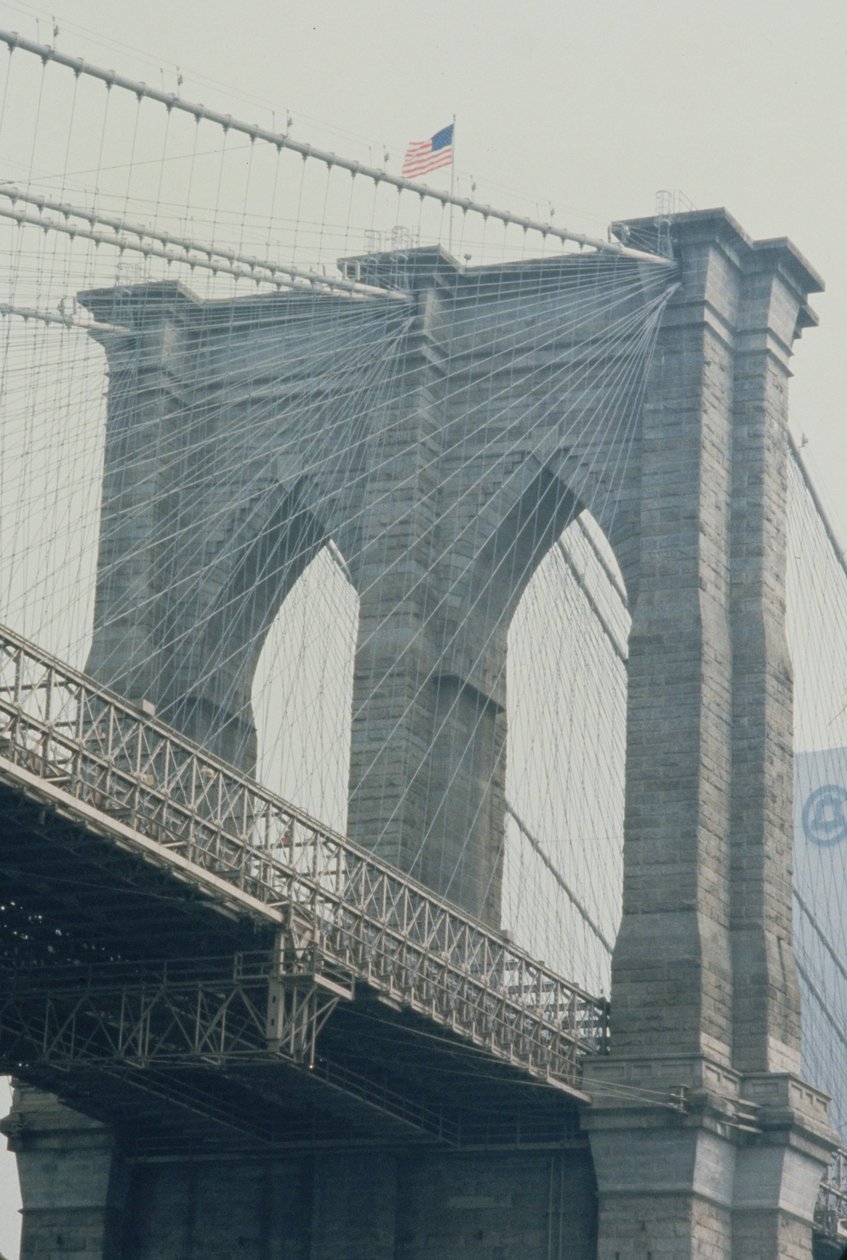 The Brooklyn Bridge by Unbekannt