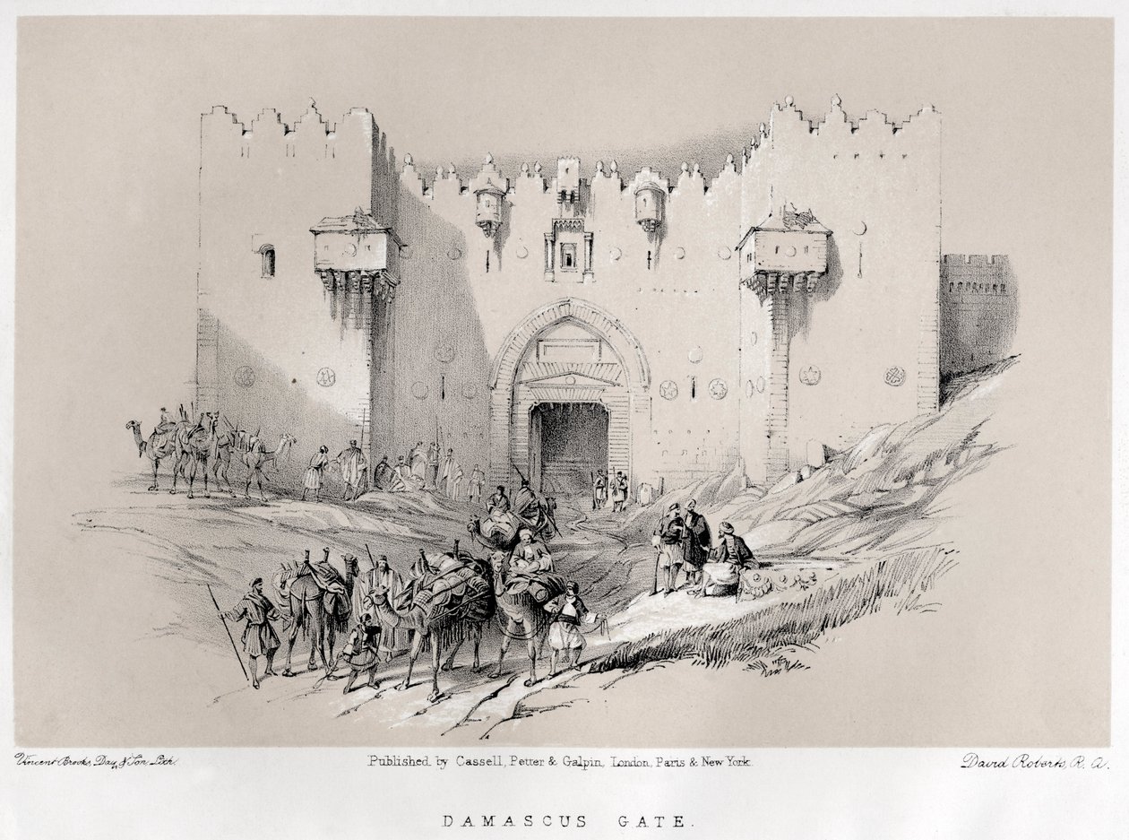 The Damascus Gate by Unbekannter Künstler