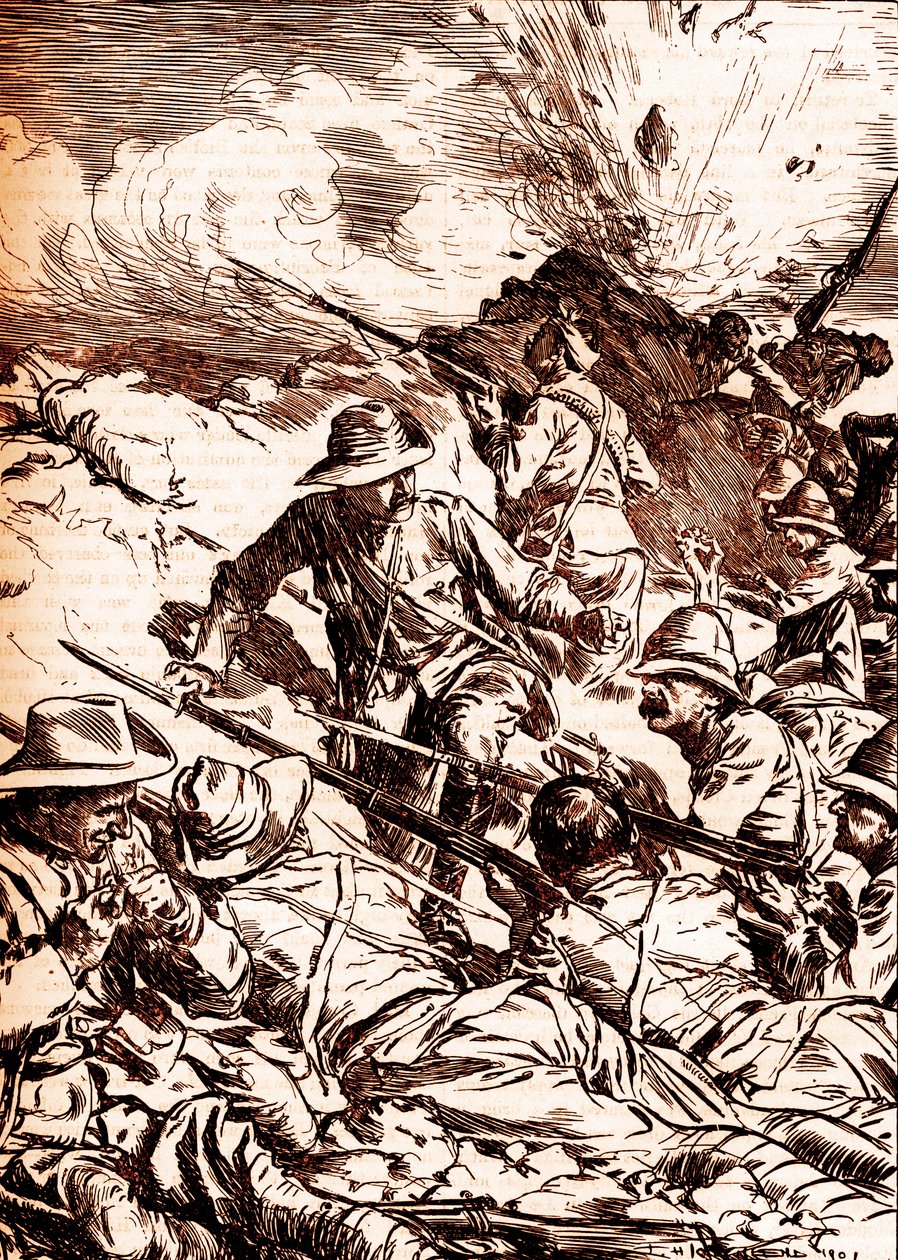 The Flight of Spion Kop by Unbekannter Künstler