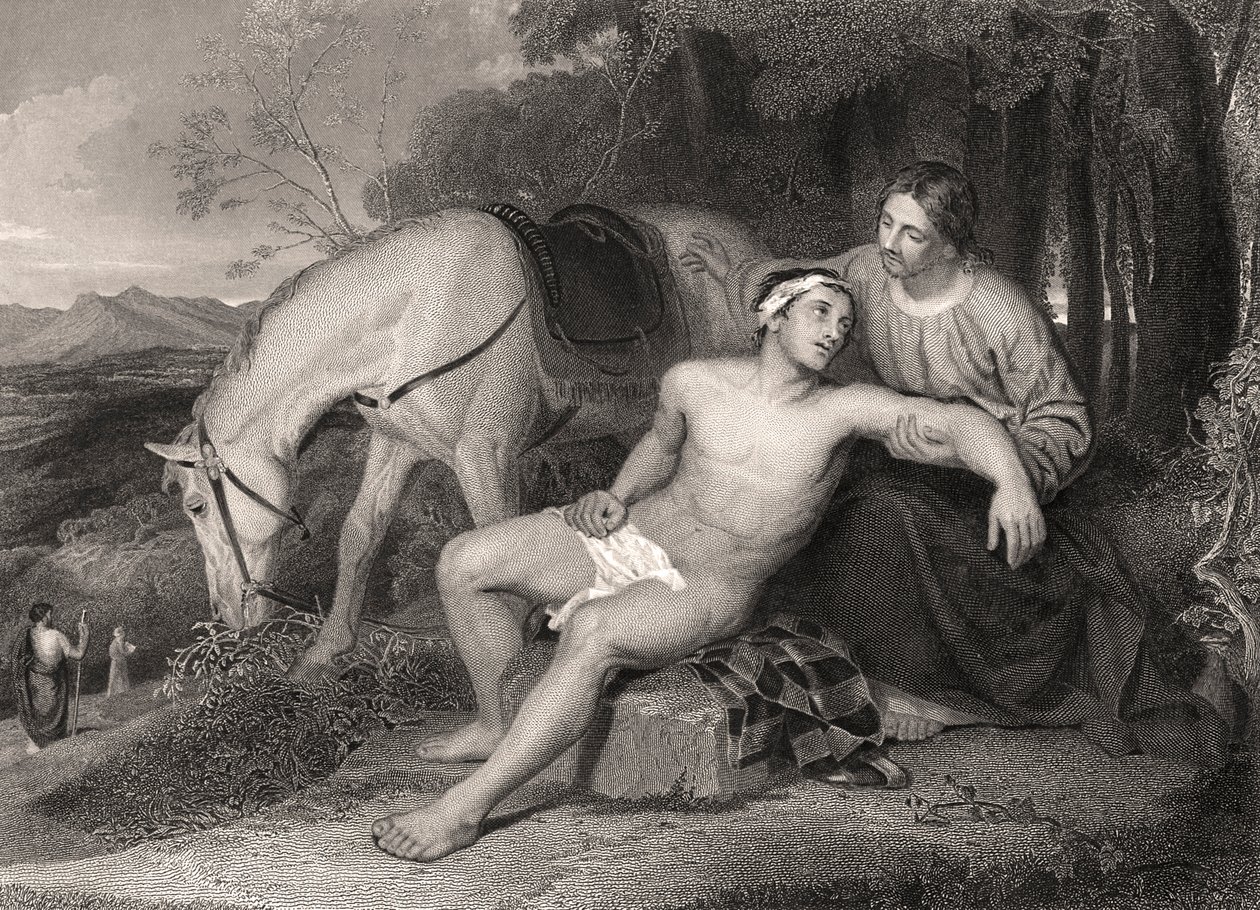 The Good Samaritan by Unbekannter Künstler