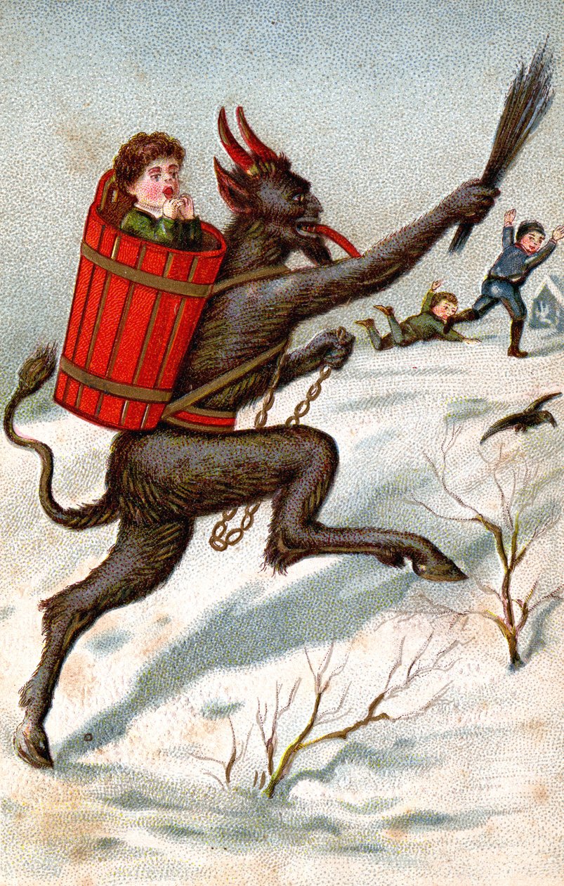 The Krampus, c.1910 (postcard) by Unbekannter Künstler